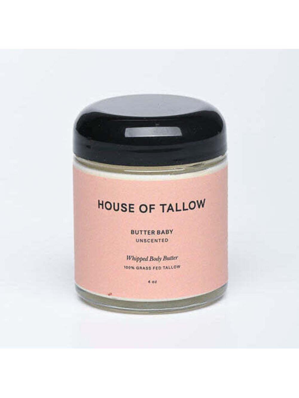 House of Tallow Butter Baby (Unscented) 100% Grass Fed Tallow Whipped Butter